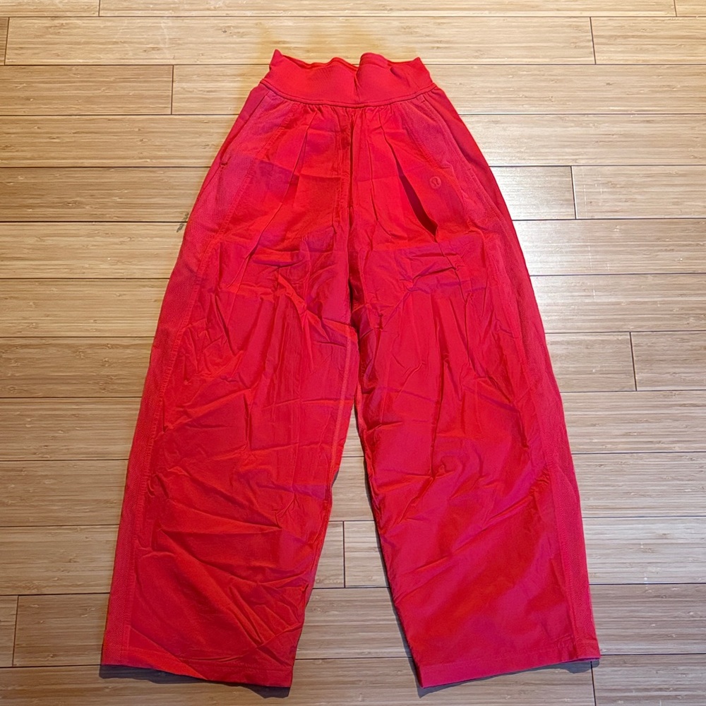 Hot Heat Tennis Track Wide Leg Track pant Lululmeon